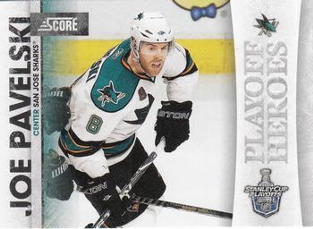 Joe Pavelski 2010 Score #1 Playoff Heroes RAW