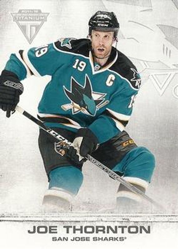 Joe Thornton 2011 Titanium #80 Base /93 RAW
