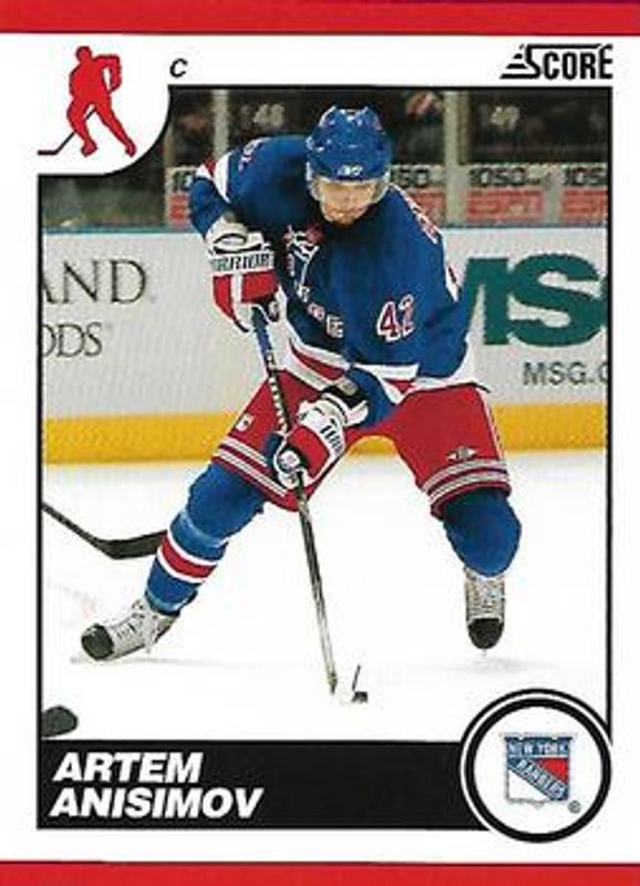 Artem Anisimov 2010 Score #327 Base RAW