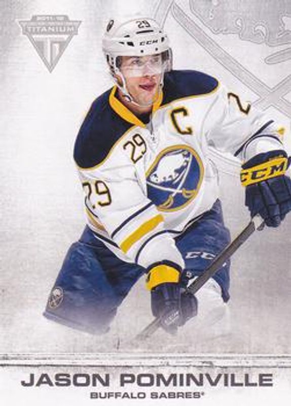 Jason Pominville 2011 Titanium #33 Base /93 RAW