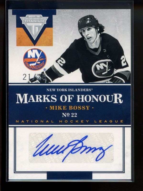 2011 Titanium #10 Marks of Honour Autographs /2