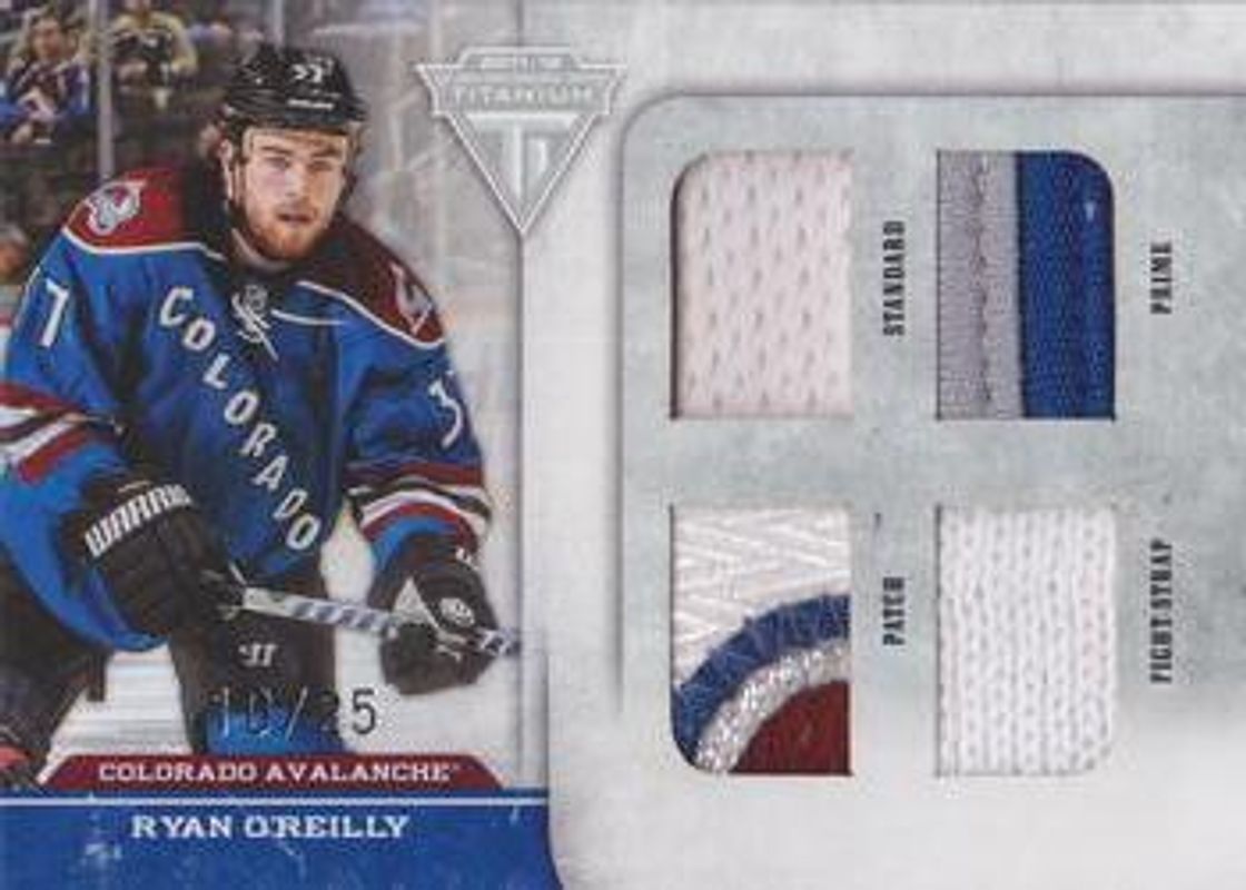 Ryan O'Reilly 2011 Titanium #9 Quad Memorabilia /25 RAW