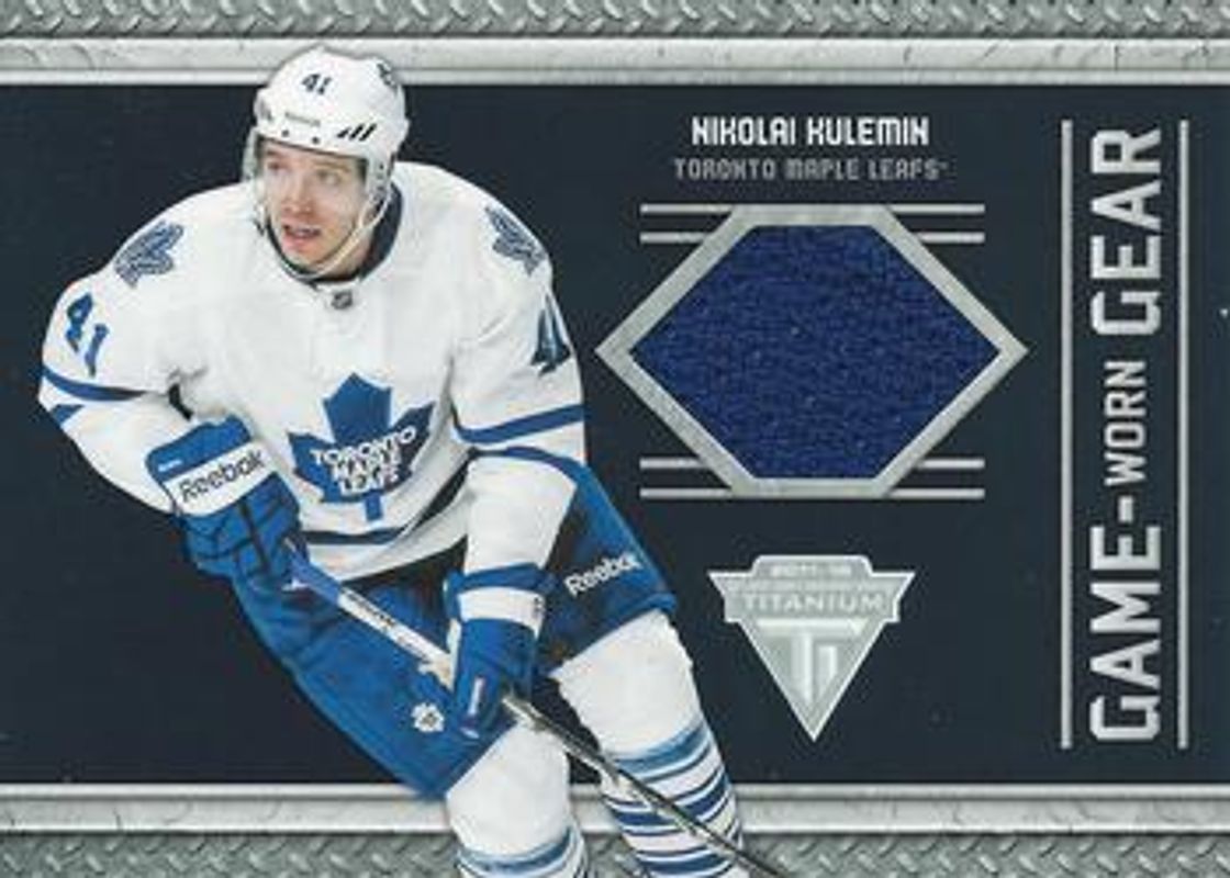 2011 Titanium #38 Game Worn Gear