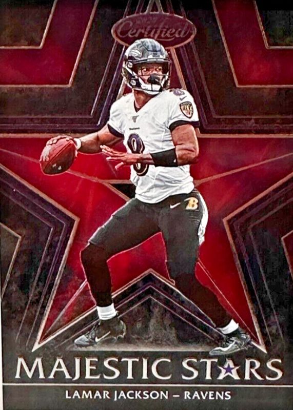 Lamar Jackson 2020 Certified #MS-6 Majestic Stars /(SSP) RAW