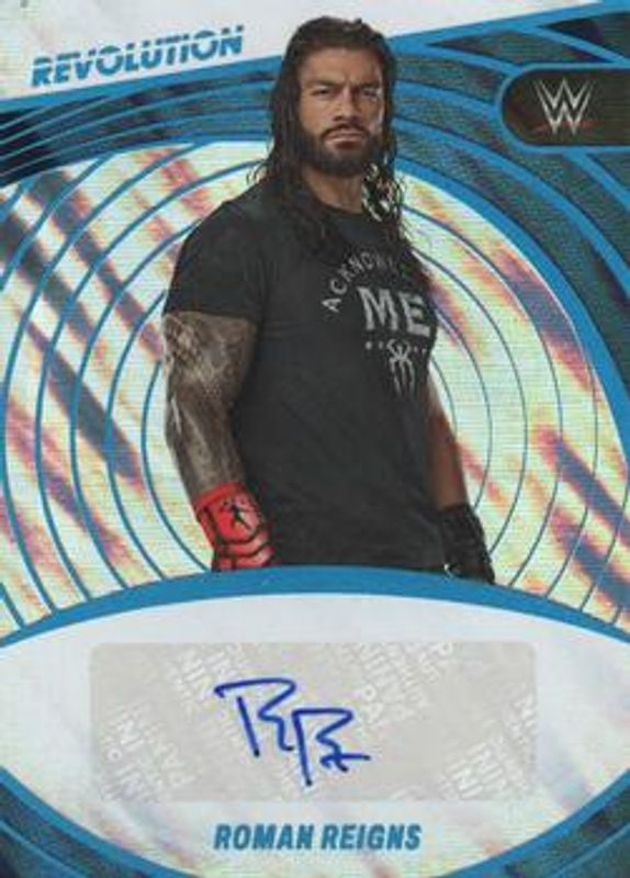 Roman Reigns 2023 Revolution WWE #AG-RMR Autographs - Lava /10 RAW