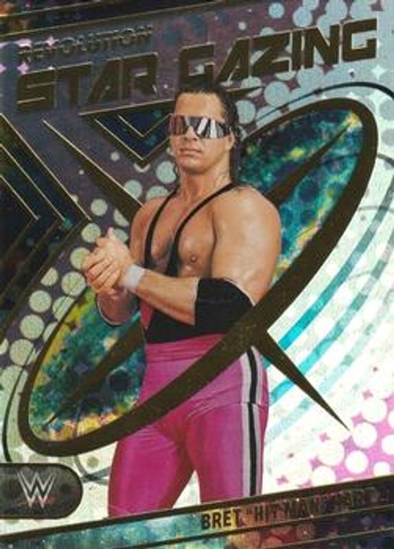 Bret "Hit Man" Hart 2023 Revolution WWE #3 Star Gazing RAW