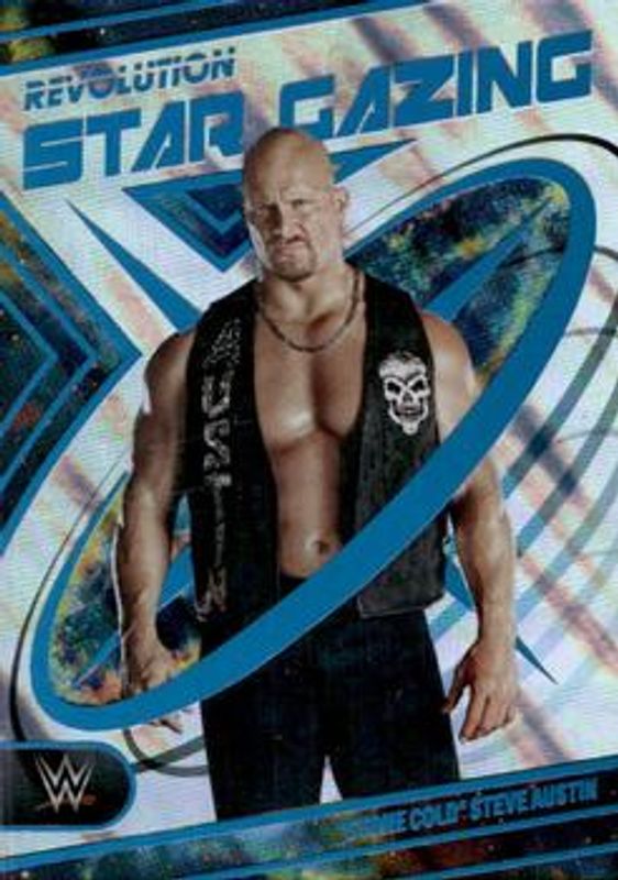 Steve Austin 2023 Revolution WWE #28 Star Gazing - Lava /10 RAW