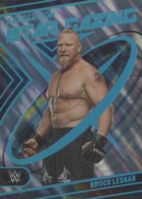 Brock Lesnar 2023 Revolution WWE #7 Star Gazing - Lava /10 RAW