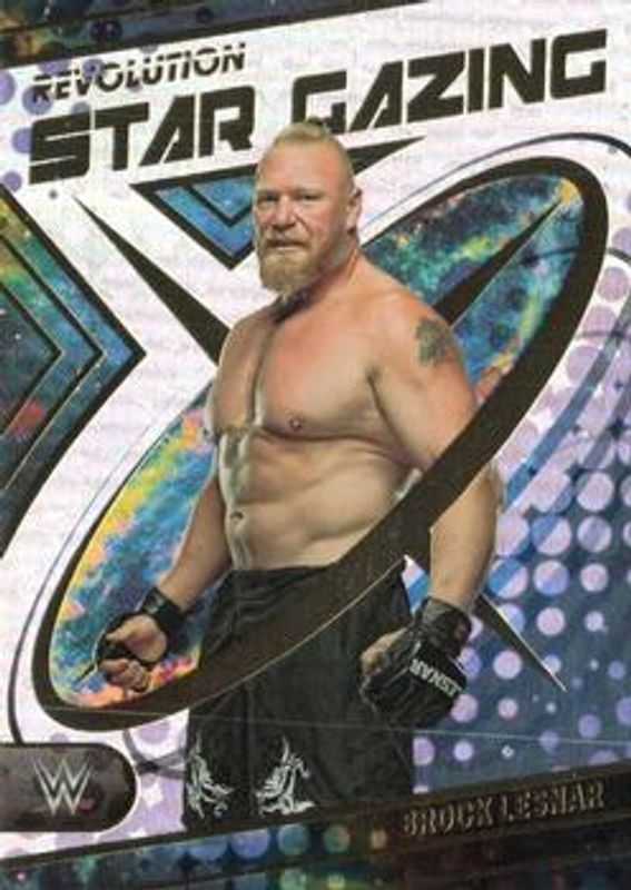 Brock Lesnar 2023 Revolution WWE #7 Star Gazing RAW