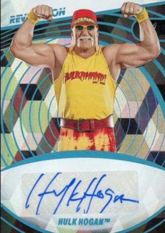 Hulk Hogan 2023 Revolution WWE #AG-HHG Autographs - Cubic /49 RAW