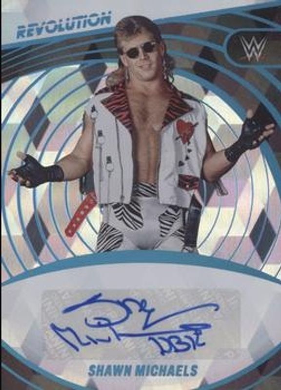 Shawn Michaels 2023 Revolution WWE #AG-SMC Autographs - Cubic /49 RAW