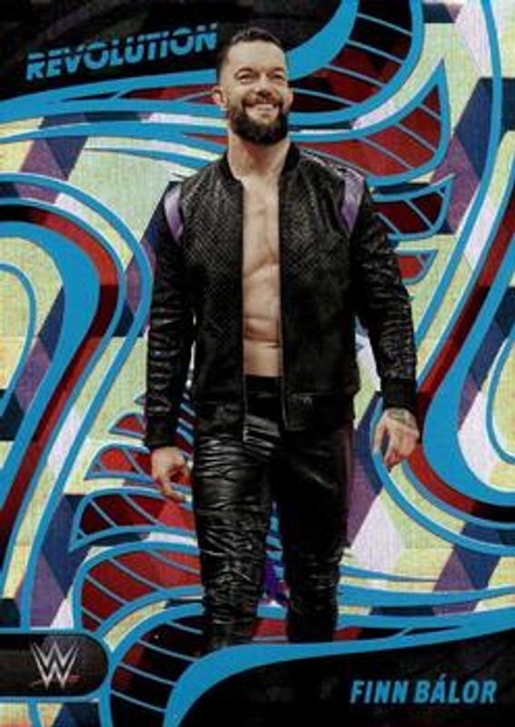 Finn Balor 2023 Revolution WWE #73 Cubic /49 RAW