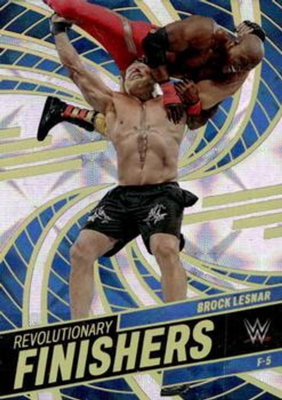 Brock Lesnar 2023 Revolution WWE #5 Revolutionary Finishers - Galactic RAW