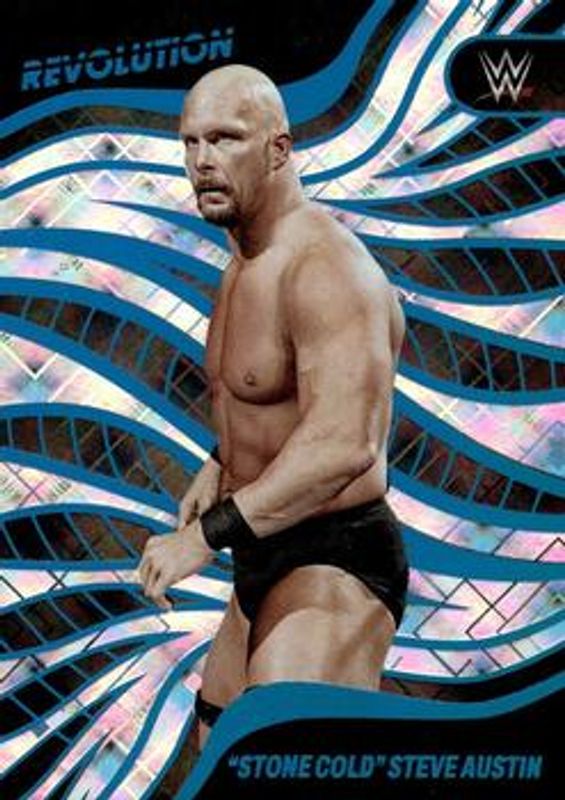 Steve Austin 2023 Revolution WWE #117 Cosmic /149 RAW