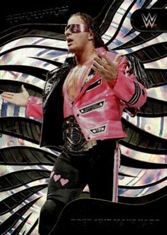 Bret "Hit Man" Hart 2023 Revolution WWE #103 Fractal RAW