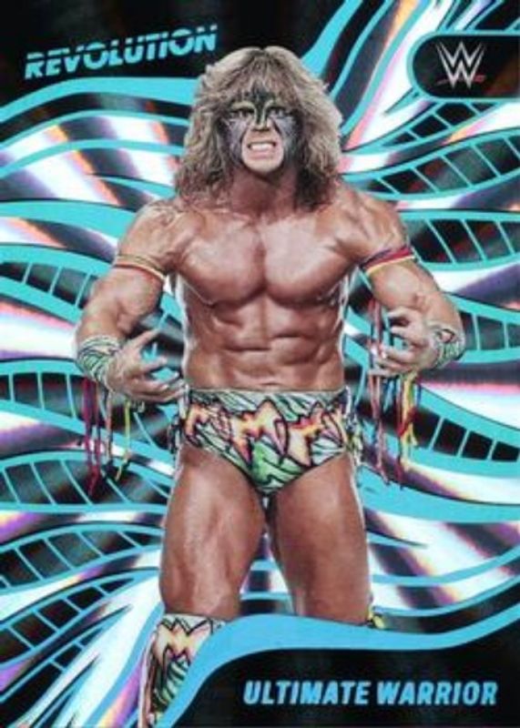 Ultimate Warrior 2023 Revolution WWE #122 Sunburst /99 RAW
