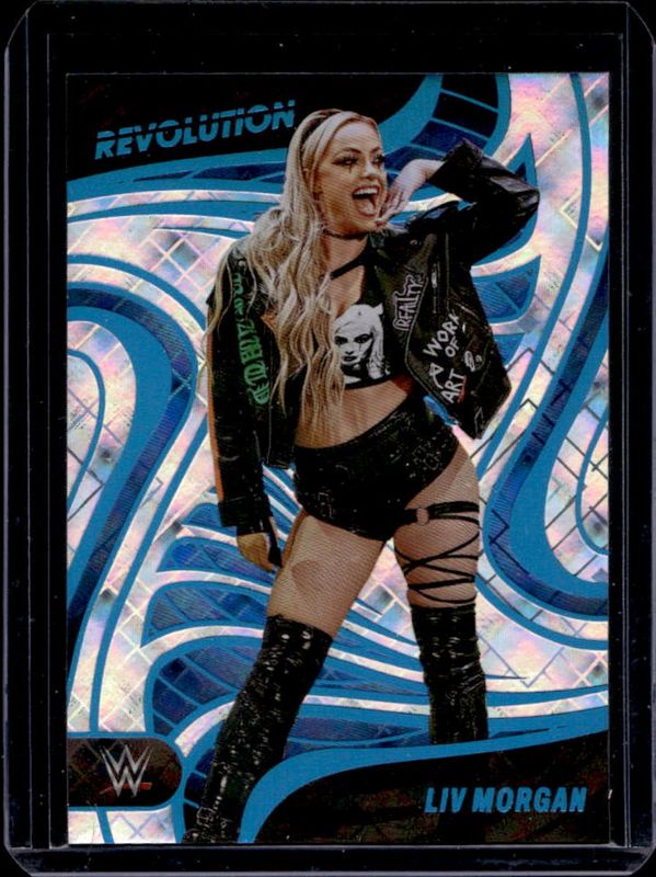 Liv Morgan 2023 Revolution WWE #76 Cosmic /149 RAW