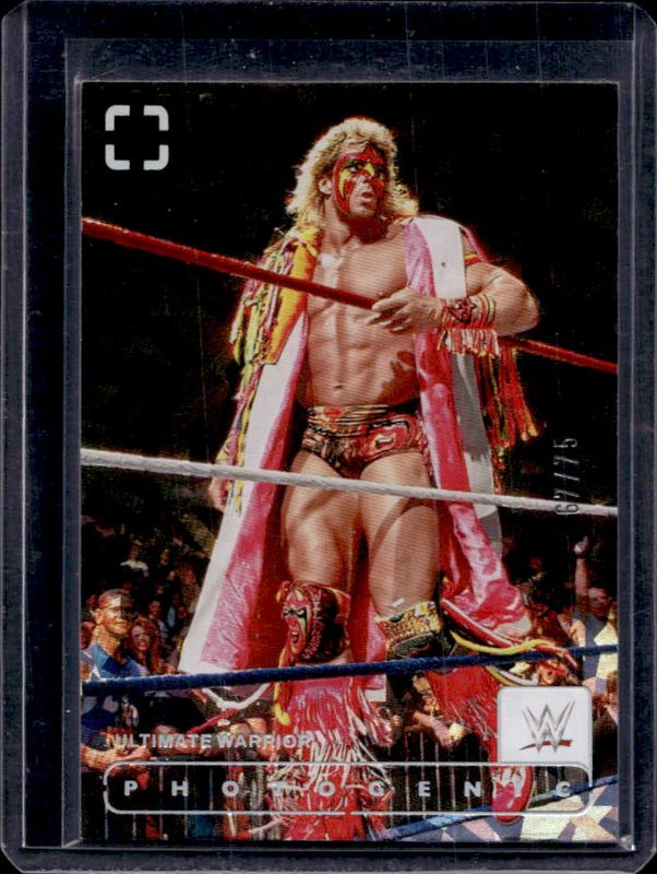 Ultimate Warrior 2024 Photogenic WWE #121 Diamond /75 RAW