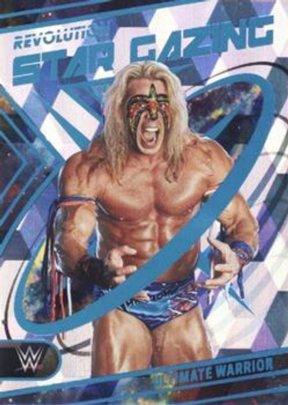 Ultimate Warrior 2023 Revolution WWE #6 Star Gazing - Cubic /49 RAW