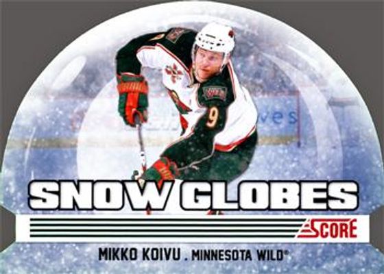2011 Score #9 Snow Globe Die Cuts