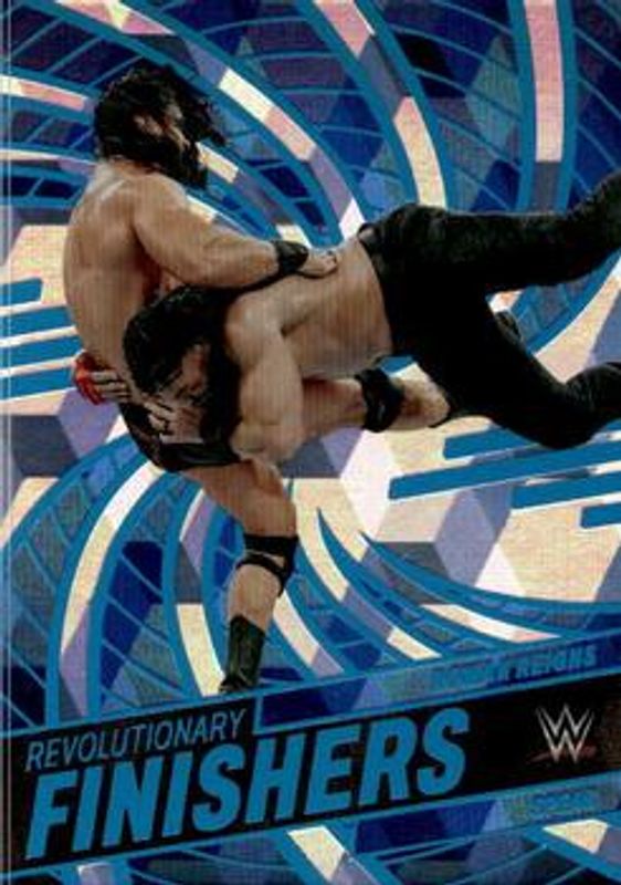 Roman Reigns 2023 Revolution WWE #9 Revolutionary Finishers - Cubic /49 RAW