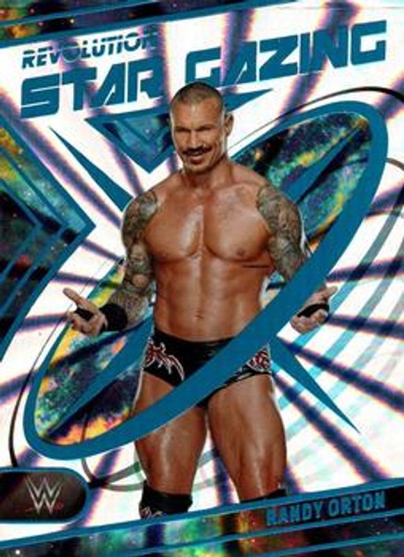 Randy Orton 2023 Revolution WWE #20 Star Gazing - Sunburst /99 RAW