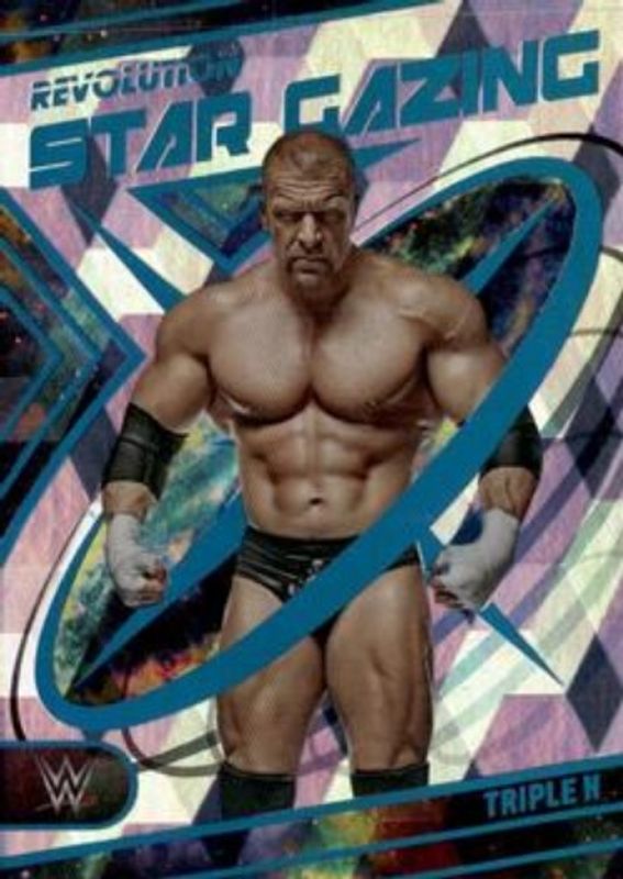 Triple H 2023 Revolution WWE #10 Star Gazing - Cubic /49 RAW