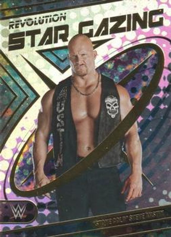Steve Austin 2023 Revolution WWE #28 Star Gazing RAW
