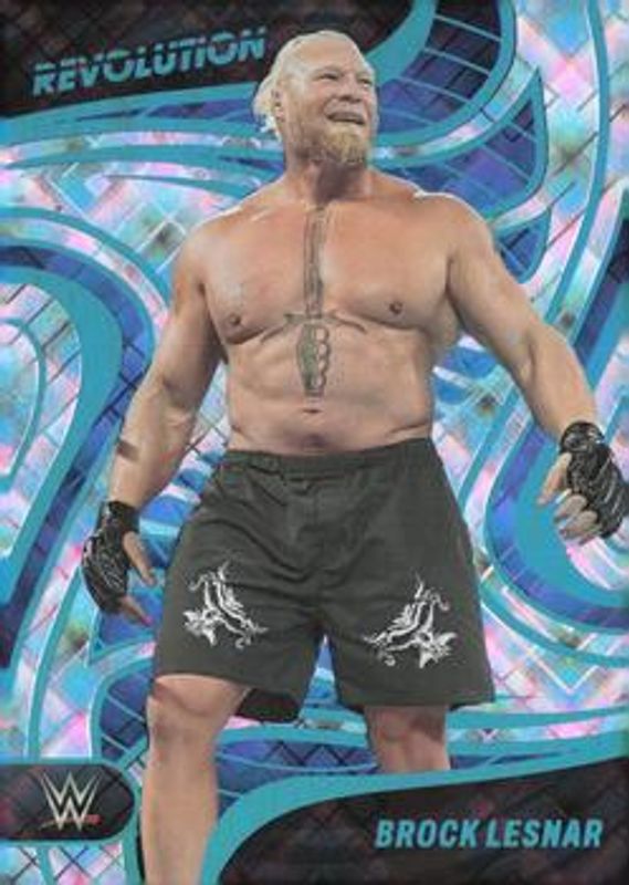 Brock Lesnar 2023 Revolution WWE #89 Cosmic /149 RAW