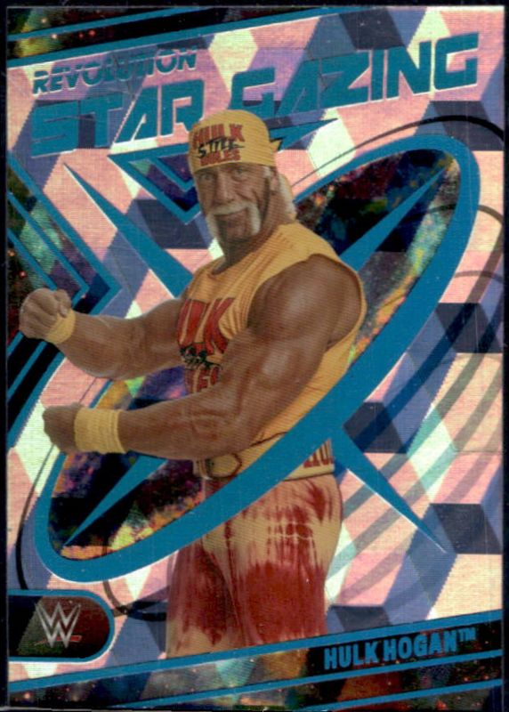 Hulk Hogan 2023 Revolution WWE #8 Star Gazing - Cubic /49 RAW
