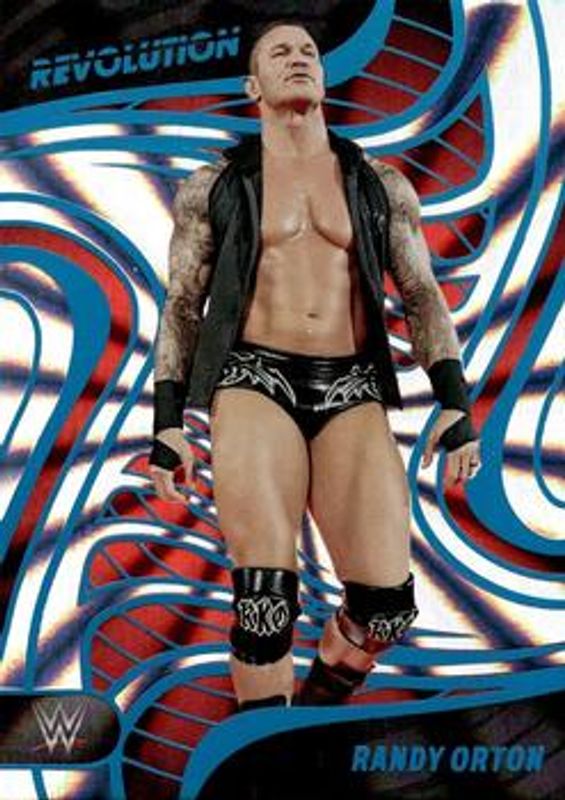 Randy Orton 2023 Revolution WWE #60 Sunburst /99 RAW