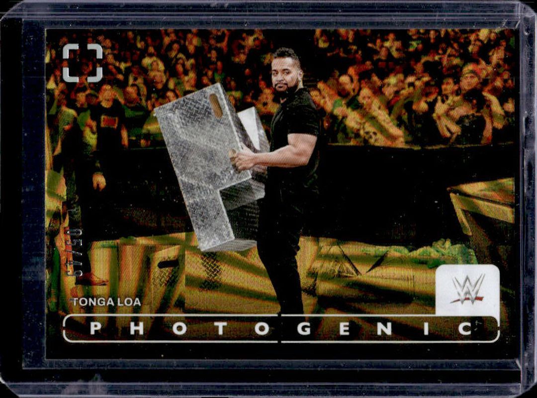 Tonga Loa 2024 Photogenic WWE #67 Wedges /49 RAW