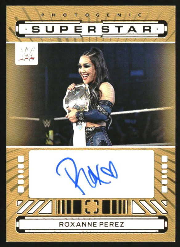 Roxanne Perez 2024 Photogenic WWE #SG-RXP Superstar Signatures RAW