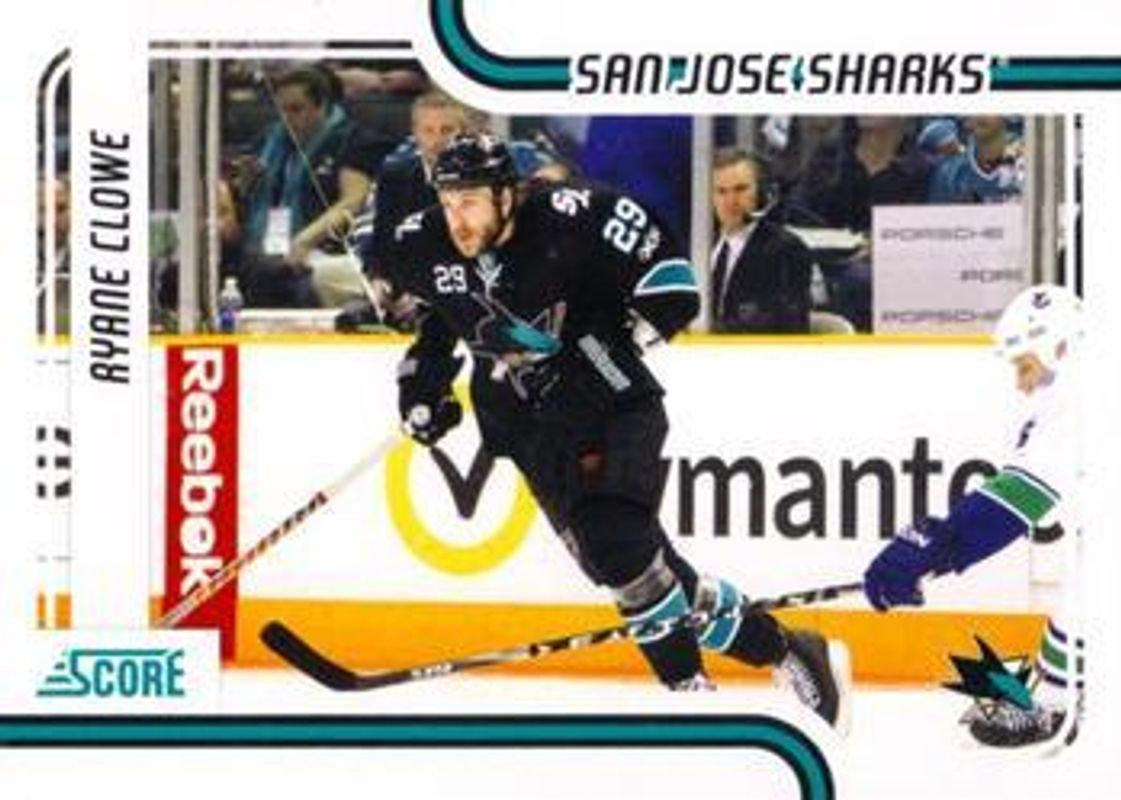 Ryane Clowe 2011 Score #384 Glossy RAW