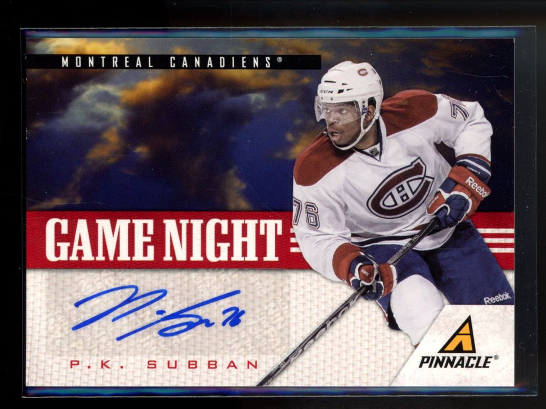 2011 Pinnacle #32 Game Night Signatures