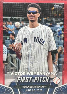 2024 Topps #FP-1 First Pitch - Red /10