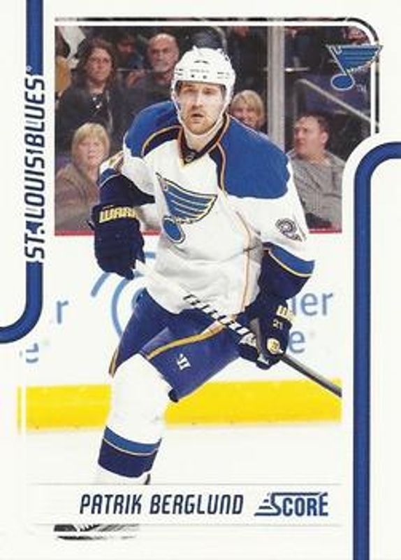 Patrik Berglund 2011 Score #401 Base RAW