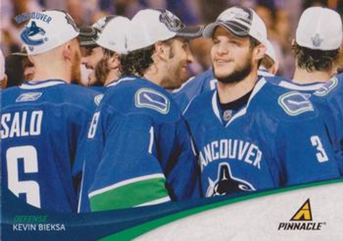 Kevin Bieksa 2011 Pinnacle #3 Base RAW