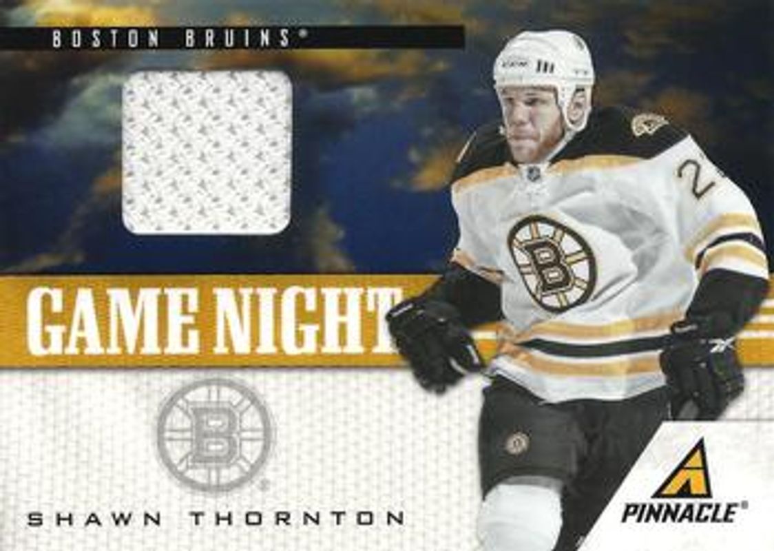 Shawn Thornton 2011 Pinnacle #25 Game Night Materials RAW