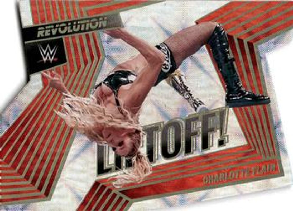 Charlotte Flair 2022 Revolution WWE #3 Liftoff! Galactic RAW