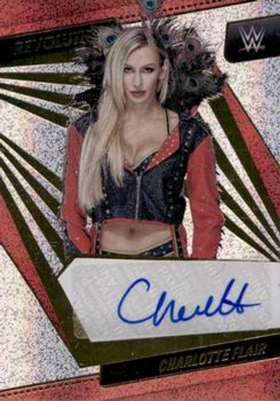 Charlotte Flair 2022 Revolution WWE #AG-CFL Autographs RAW