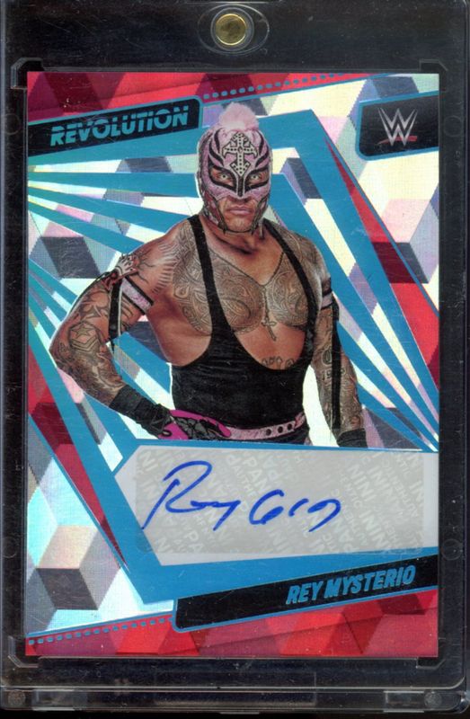 Rey Mysterio 2022 Revolution WWE #AG-RMY Autographs Cubic /49 RAW