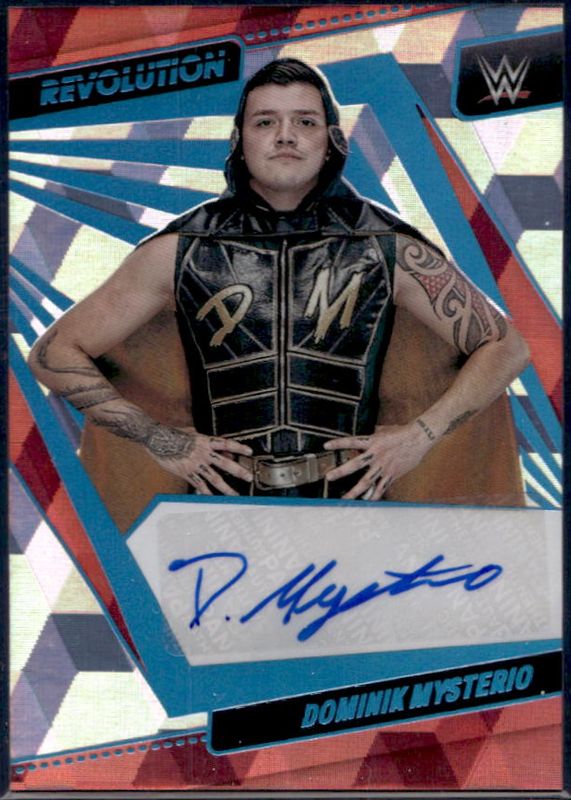 Dominik Mysterio 2022 Revolution WWE #AG-DMY Autographs Cubic /49 RAW