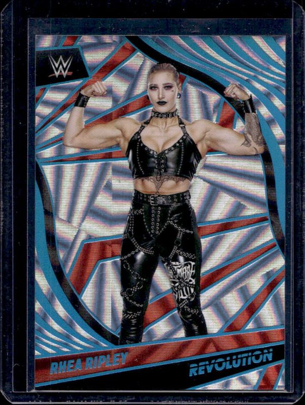 Rhea Ripley 2022 Revolution WWE #100 Angular /199 RAW