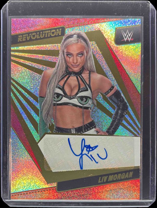 Liv Morgan 2022 Revolution WWE #AG-LIV Autographs RAW
