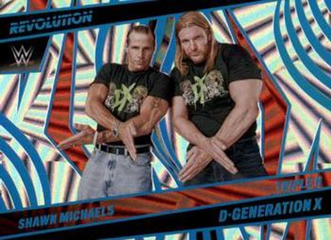Road Dogg Jesse James / Shawn Michaels / Triple H 2022 Revolution WWE #134 Angular /199 RAW