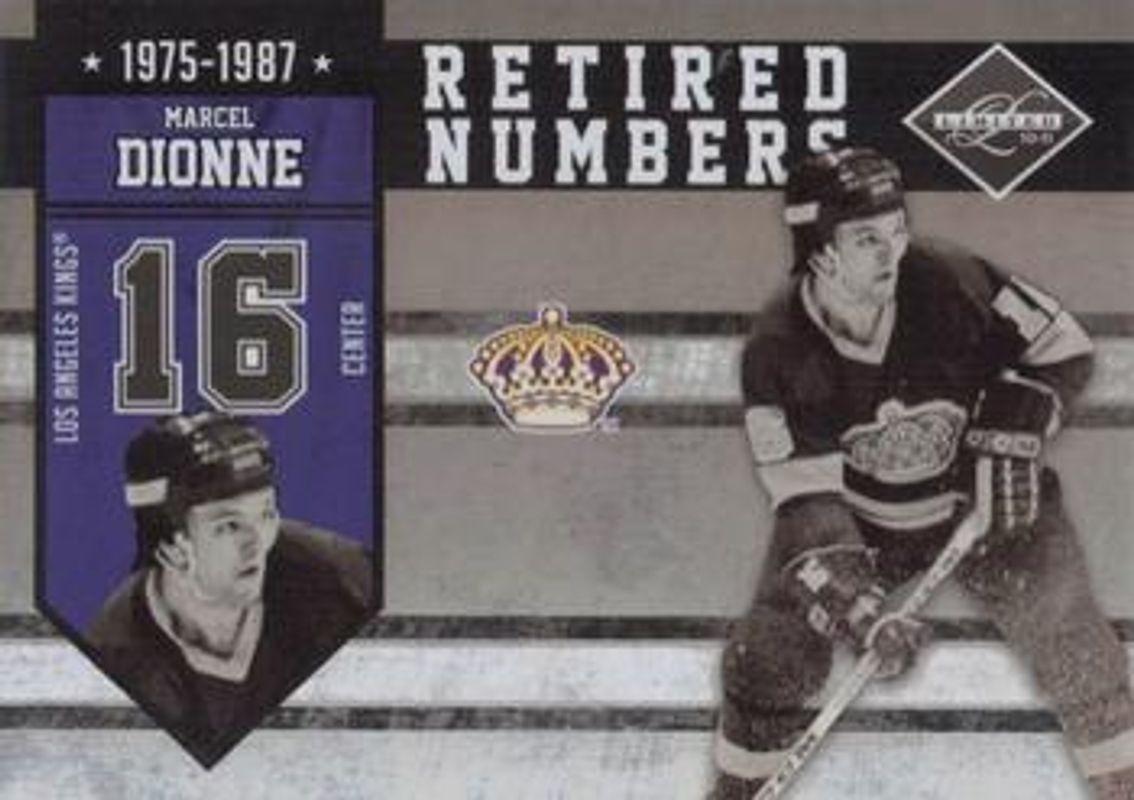 Marcel Dionne 2010 Limited #3 Retired Numbers /199 RAW
