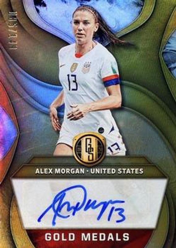 Alex Morgan 2019 Gold Standard #GM-AMG Gold Medals Autographs /149 RAW