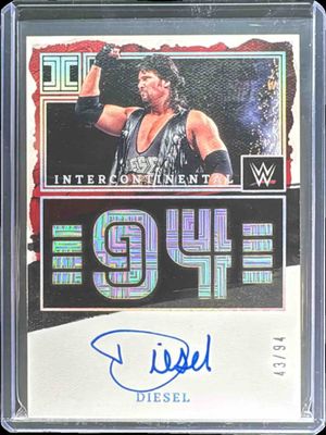 2023 Impeccable WWE #CD-DSL Impeccable Championship Debuts Signatures /93