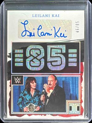 2023 Impeccable WWE #CD-LKI Impeccable Championship Debuts Signatures /93